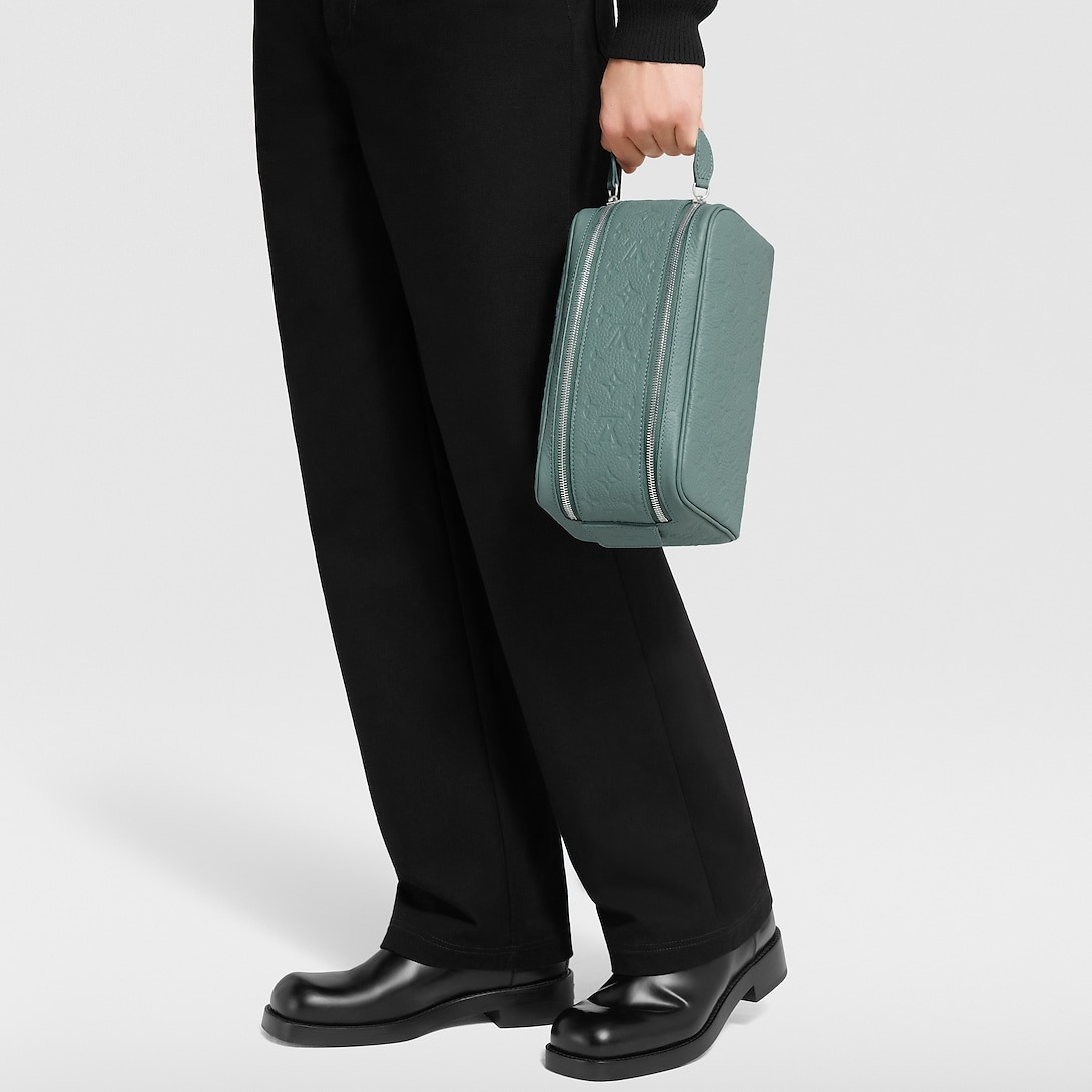 L0vis Vvtt0n Dopp Kit Misty Lake Green 11in/28cm M13978