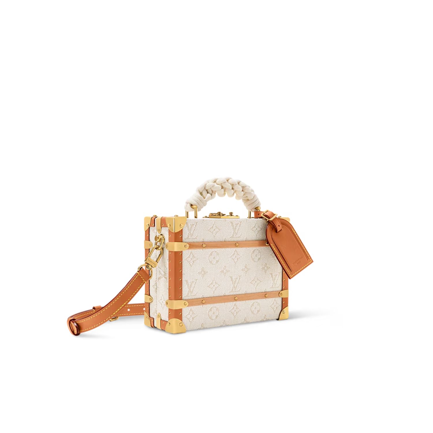 L0vis Vvtt0n Handle Trunk Bag Off-White For Men 24cm/9.4in – M14440