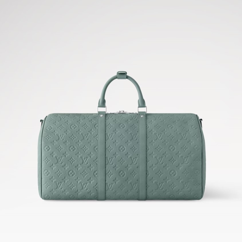 L0vis Vvtt0n Keepall Bandoulière 50 Misty Lake Green 19.7in/50cm M13976