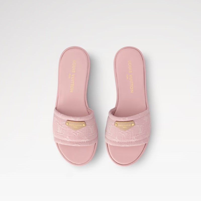 L0vis Vvtt0n Lily Flat Mule Pink For Women 1AGX46