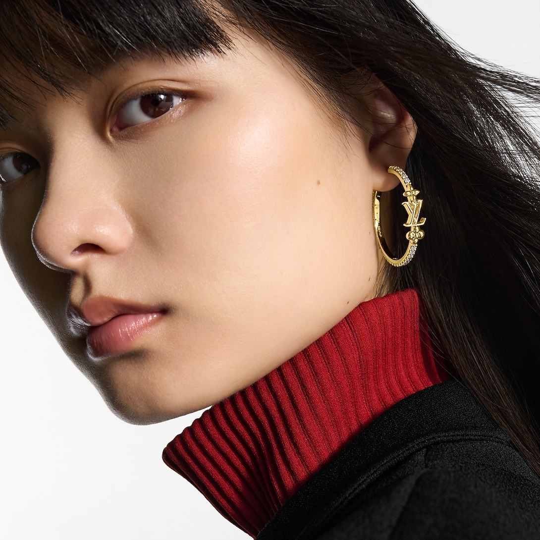 L0vis Vvtt0n Iconic Earrings Gold-Toned For Women – M02303