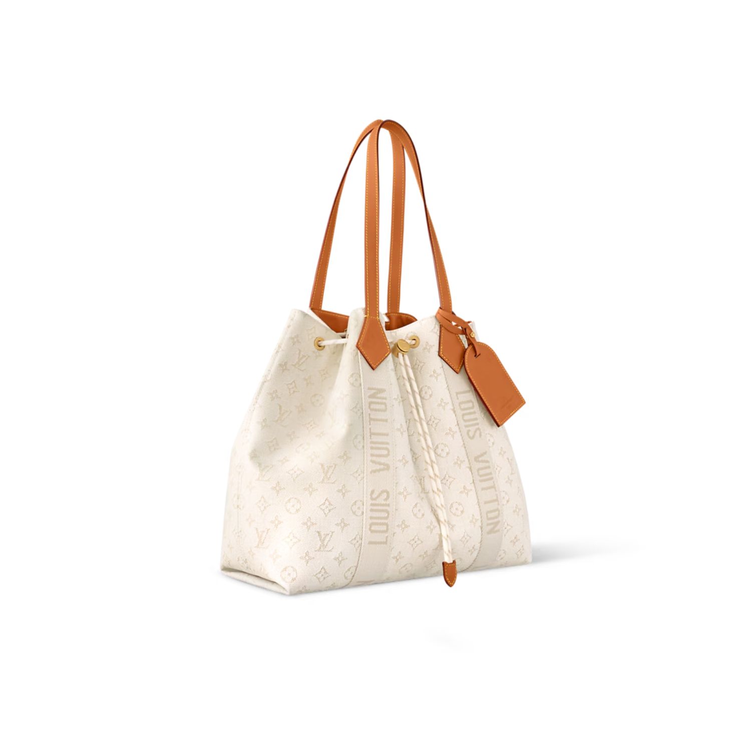 L0vis Vvtt0n Marina Tote Bag Off-White For Men 49cm/19in – M14652