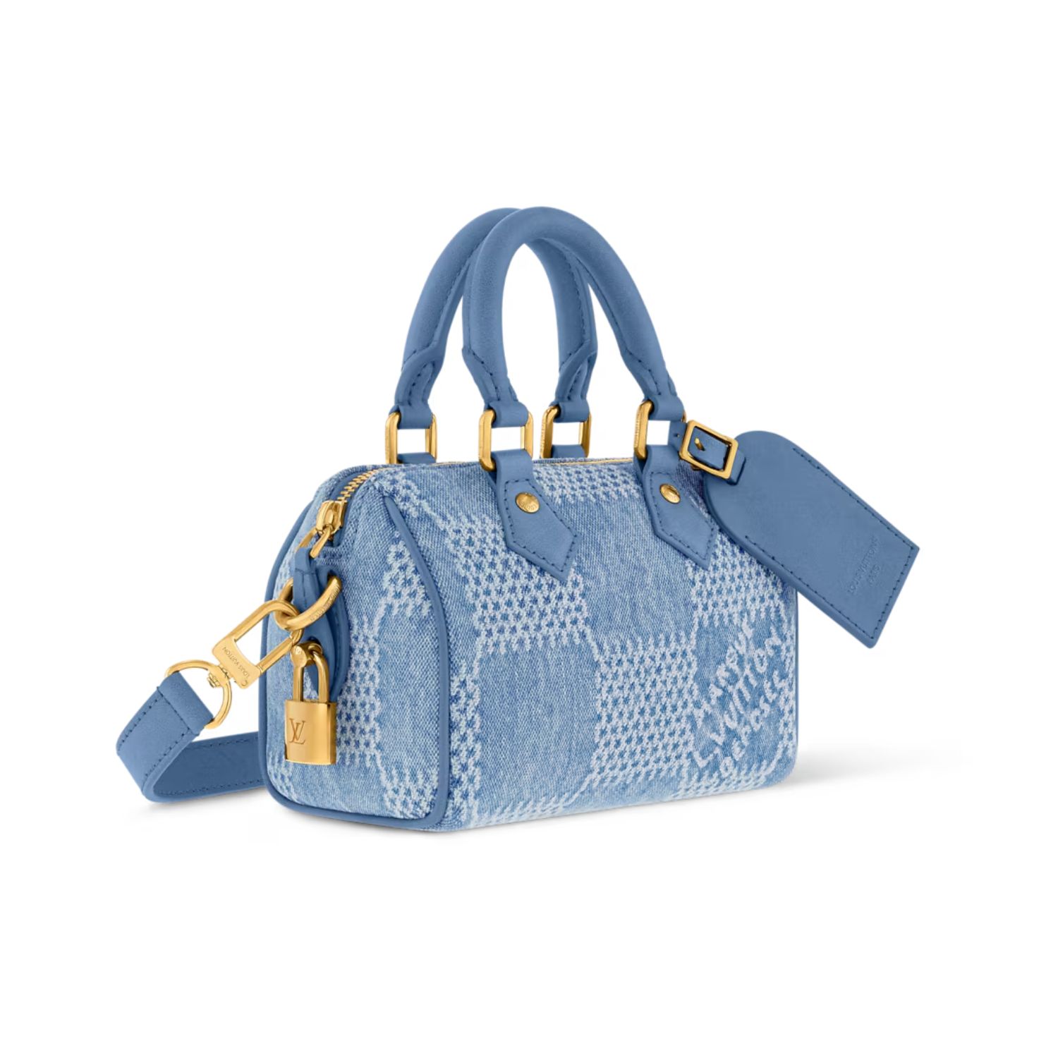 L0vis Vvtt0n Speedy 18 Bandoulière Bags Blue For Men 18cm/7.1in – N00208