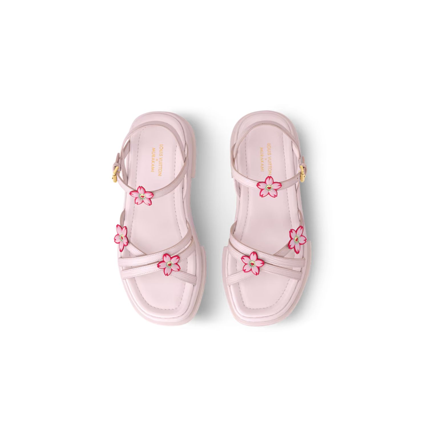 L0vis Vvtt0n LV x TM Maya Platform Sandal Light Pink For Women – 1AGWO2