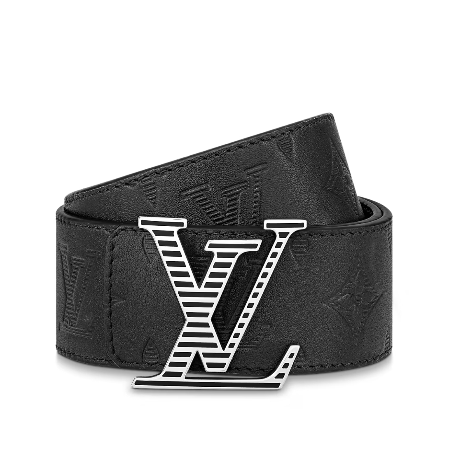 L0vis Vvtt0n LV Shadow 40mm Reversible Belt Black For Men M0717U