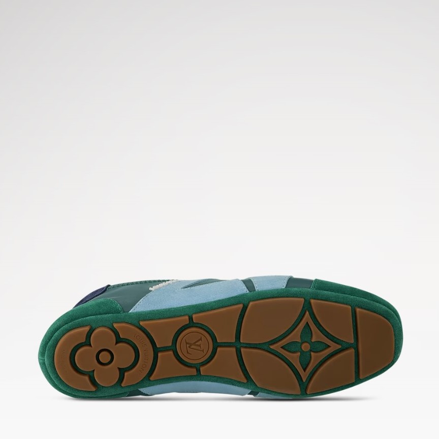 L0vis Vvtt0n LV Sneakerina Green For Women 1AHNDW