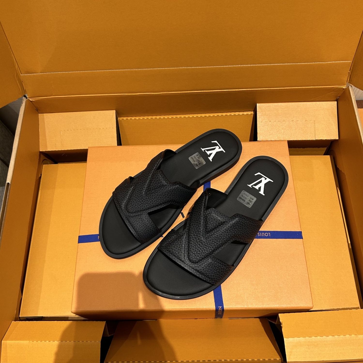 L0vis Vvtt0n Oasis Mule Black For Men