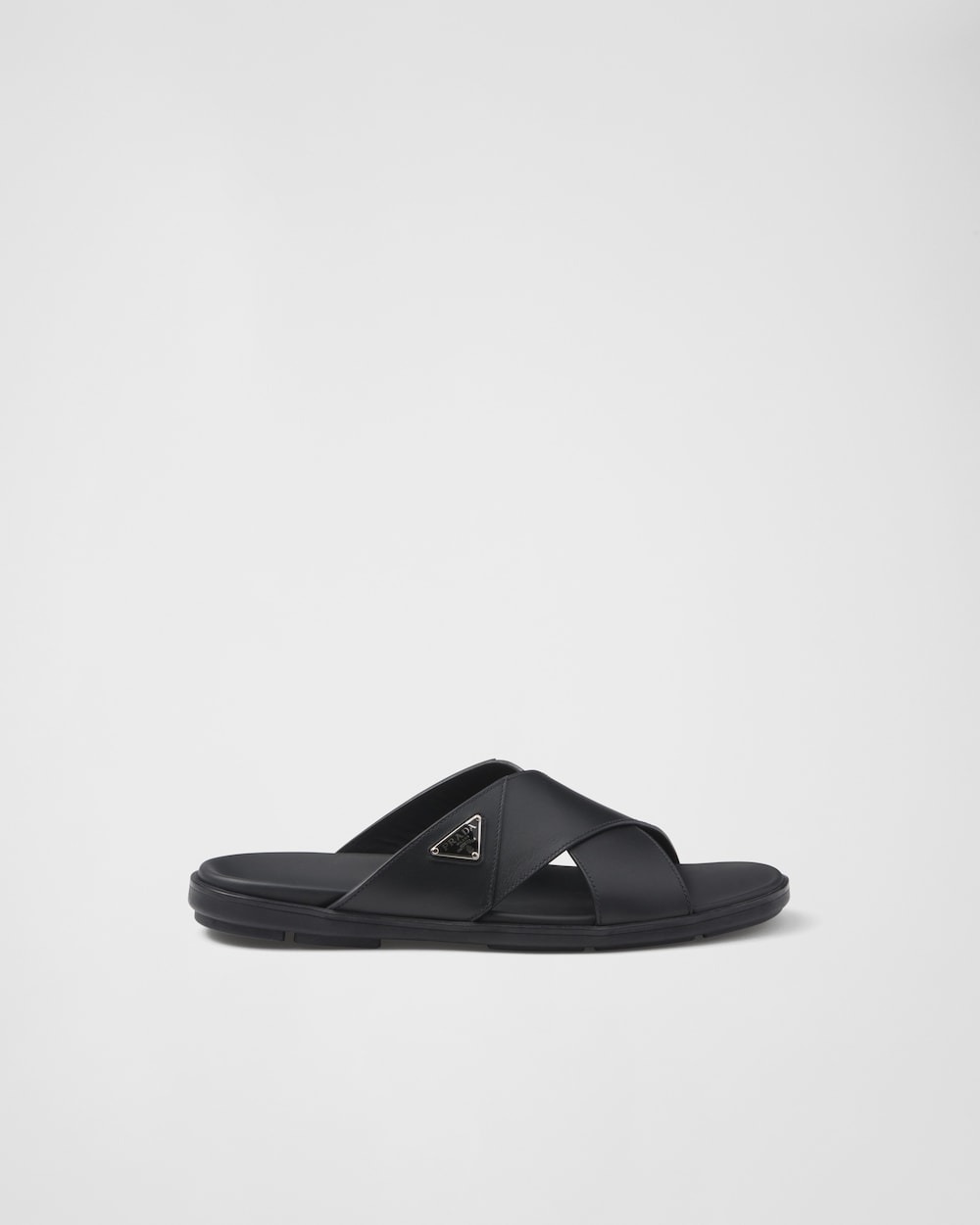 Pra*a Crisscross Slides Black For Men – 2X3111_3LEM_F0002_F_G000