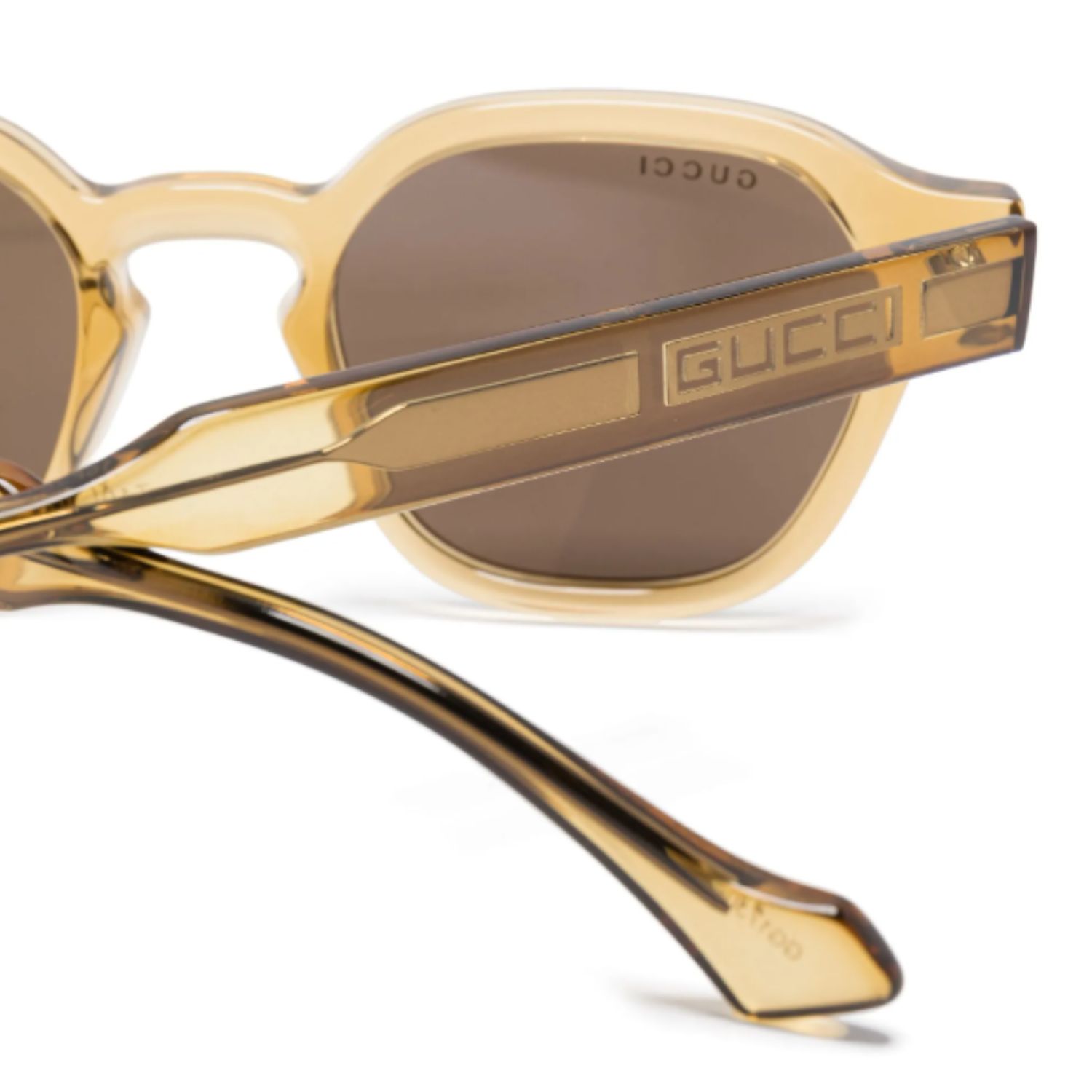 Gvc*1 Transparent Yellow Frame Sunglasses