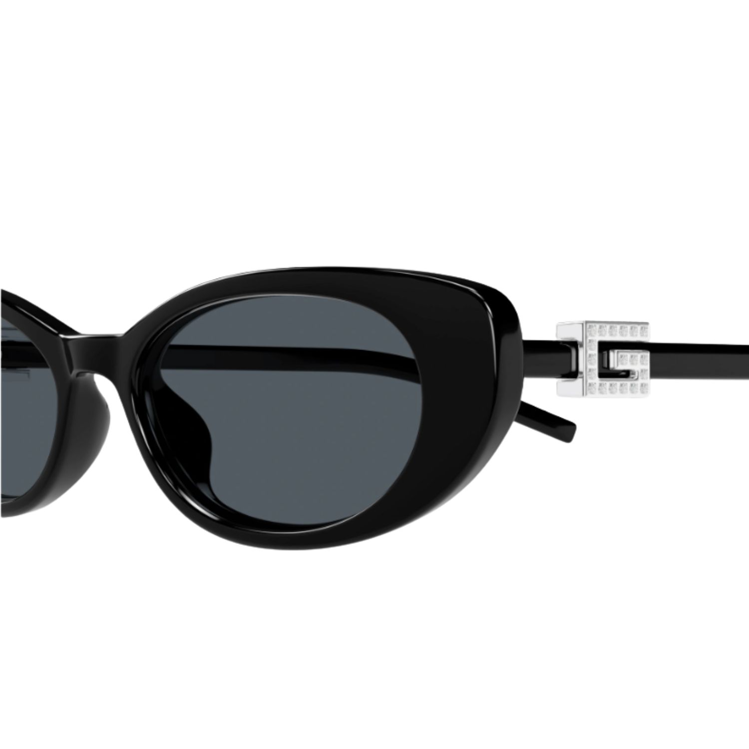Gvc*1 Cat Eyes Sunglasses Black With Interlocking GG Logo