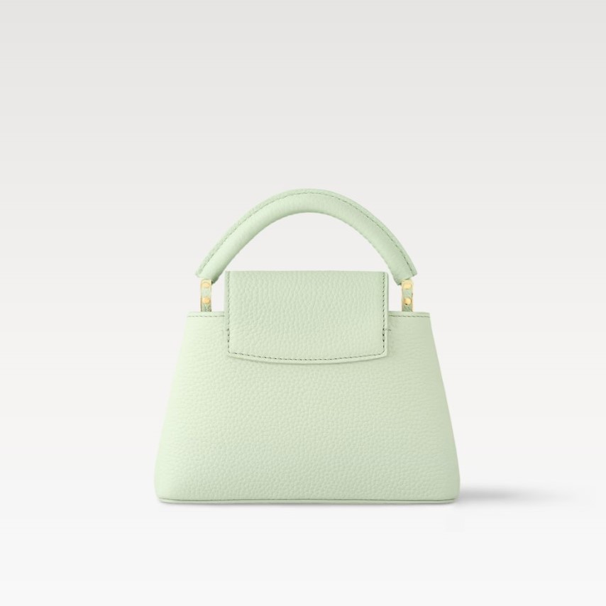 [True-to-ORIGINAL] L0vis Vvtt0n LV x TM Capucines Mini Vert d’Eau Green For Women 8.3in/21cm M14101