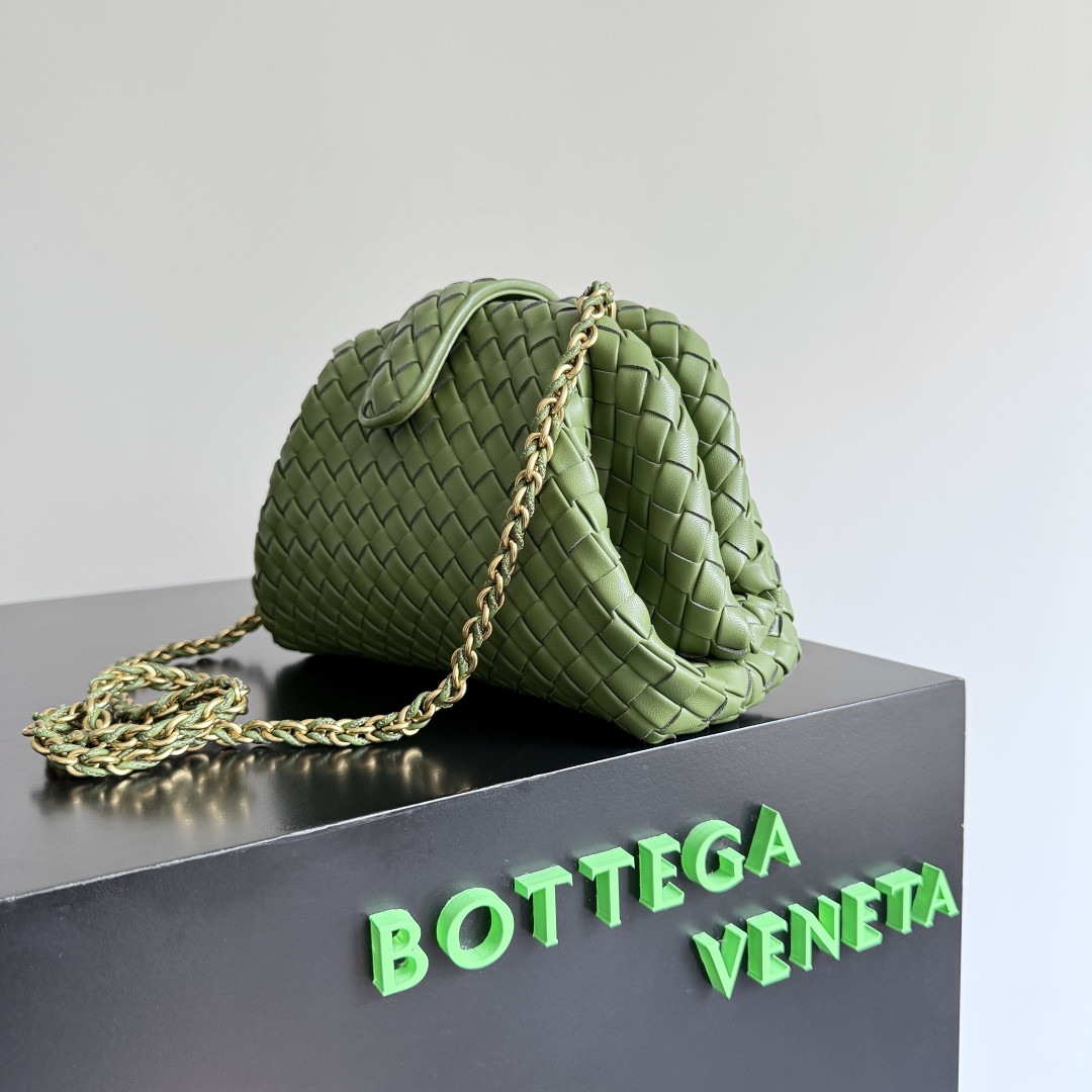[True-to-ORIGINAL] B0tt*ga Ven*ta Small Lauren 1980 Matcha For Women 27cm/10.6in