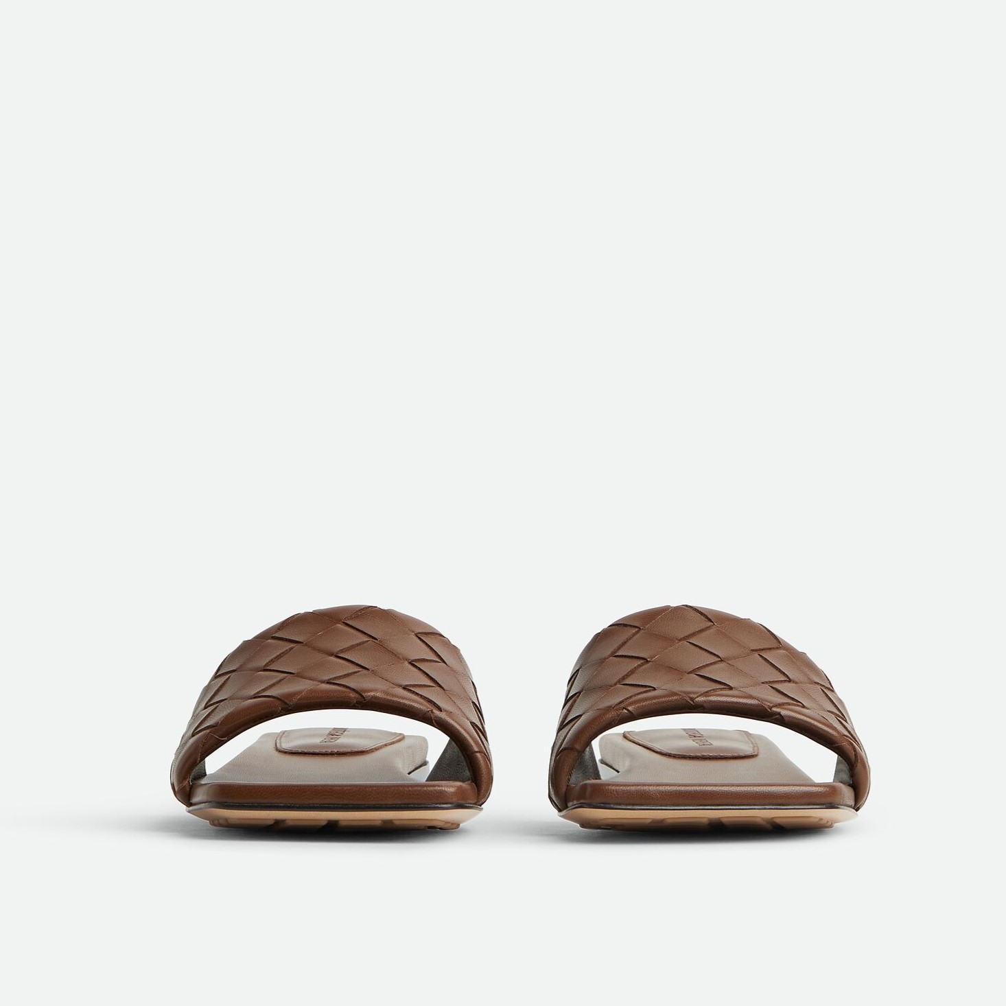 B0tt*ga Ven*ta Parco Flat Mule Dark Leather For Women 837737V2ED02509