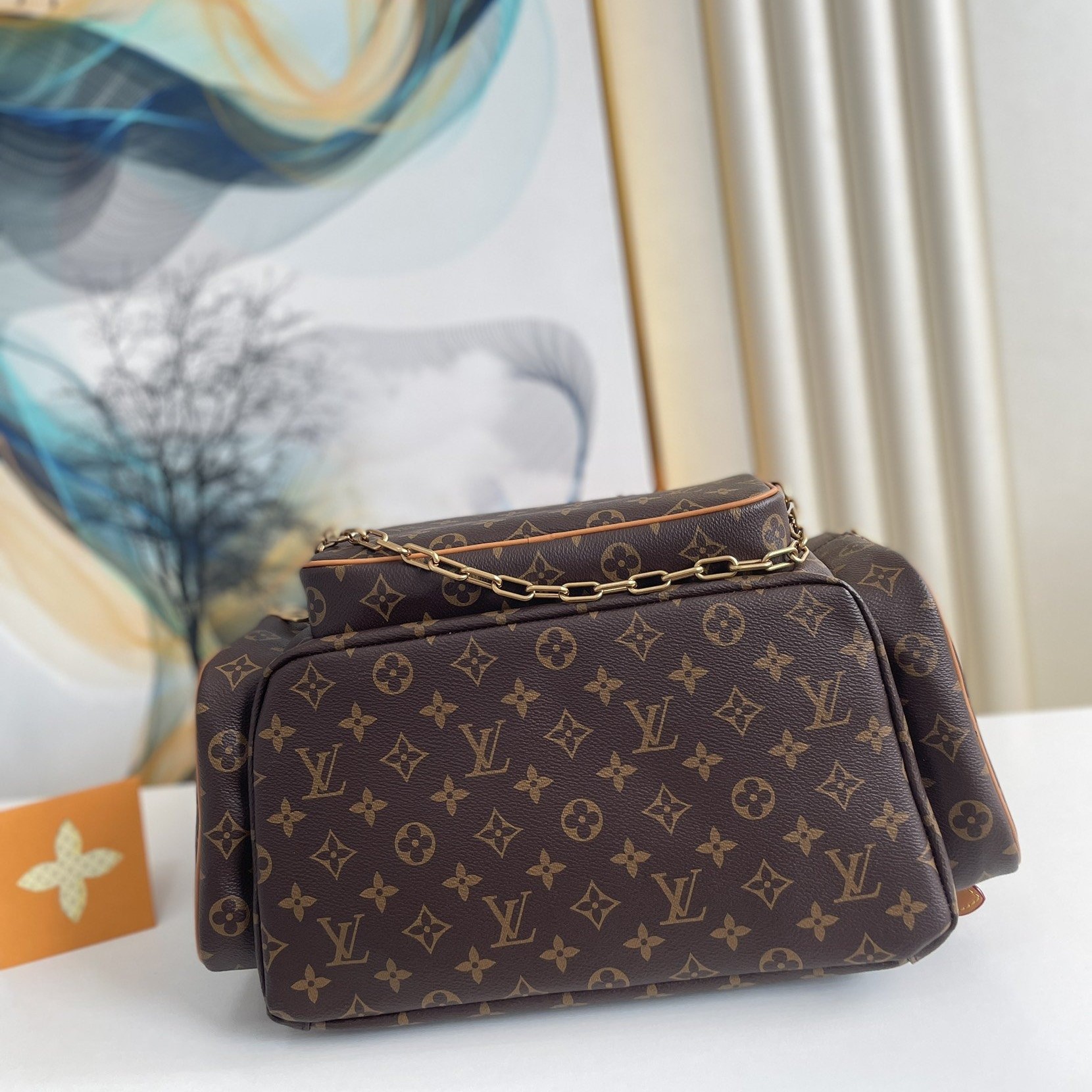 [True-to-ORIGINAL] L0vis Vvtt0n Trio Backpack Monogram Canvas By Virgil Abloh For Men 17.3in/44cm LV M44658