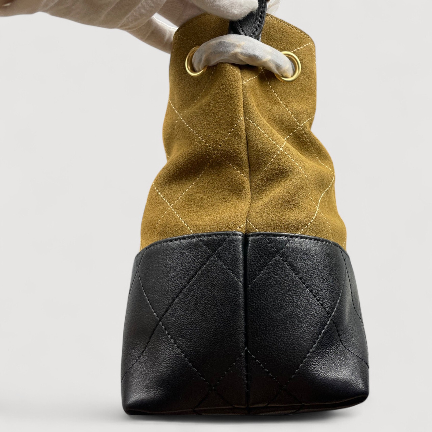 [True-to-ORIGINAL] Ch**el Small Shopping Bag Beige/Black For Women 14.2in/36cm AS5634-B20827-U1536