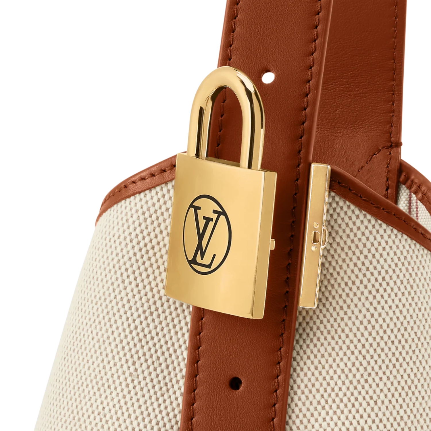 [True-to-ORIGINAL] L0vis Vvtt0n Low Key Hobo PM Ecru/Cognac For Women 11in/28cm M25468