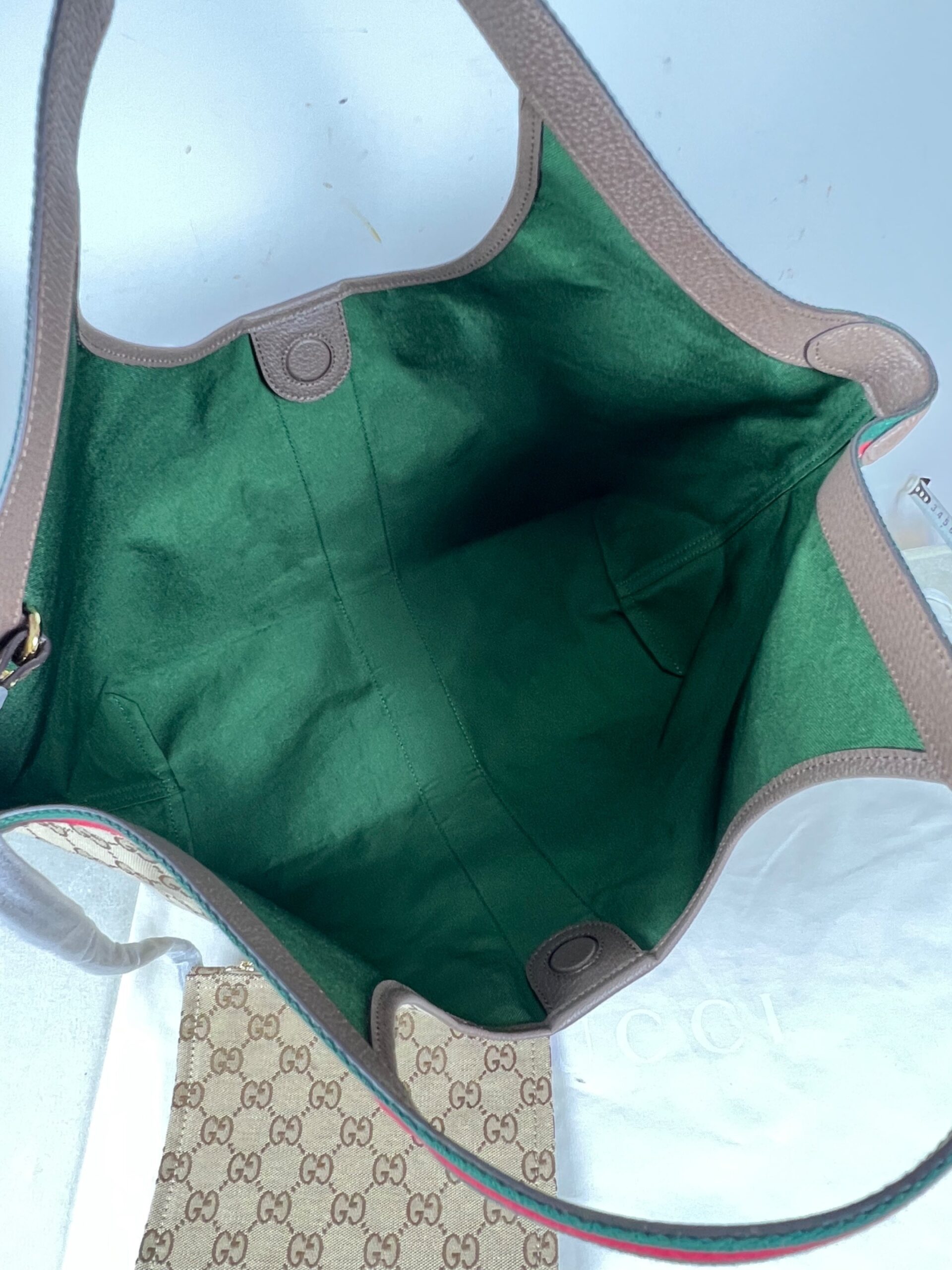 [True-to-ORIGINAL] Gvc*1 Giglio Large Tote Bag Beige And Brown For Women 23.6in/60cm ‎853971 FAFFP 2547