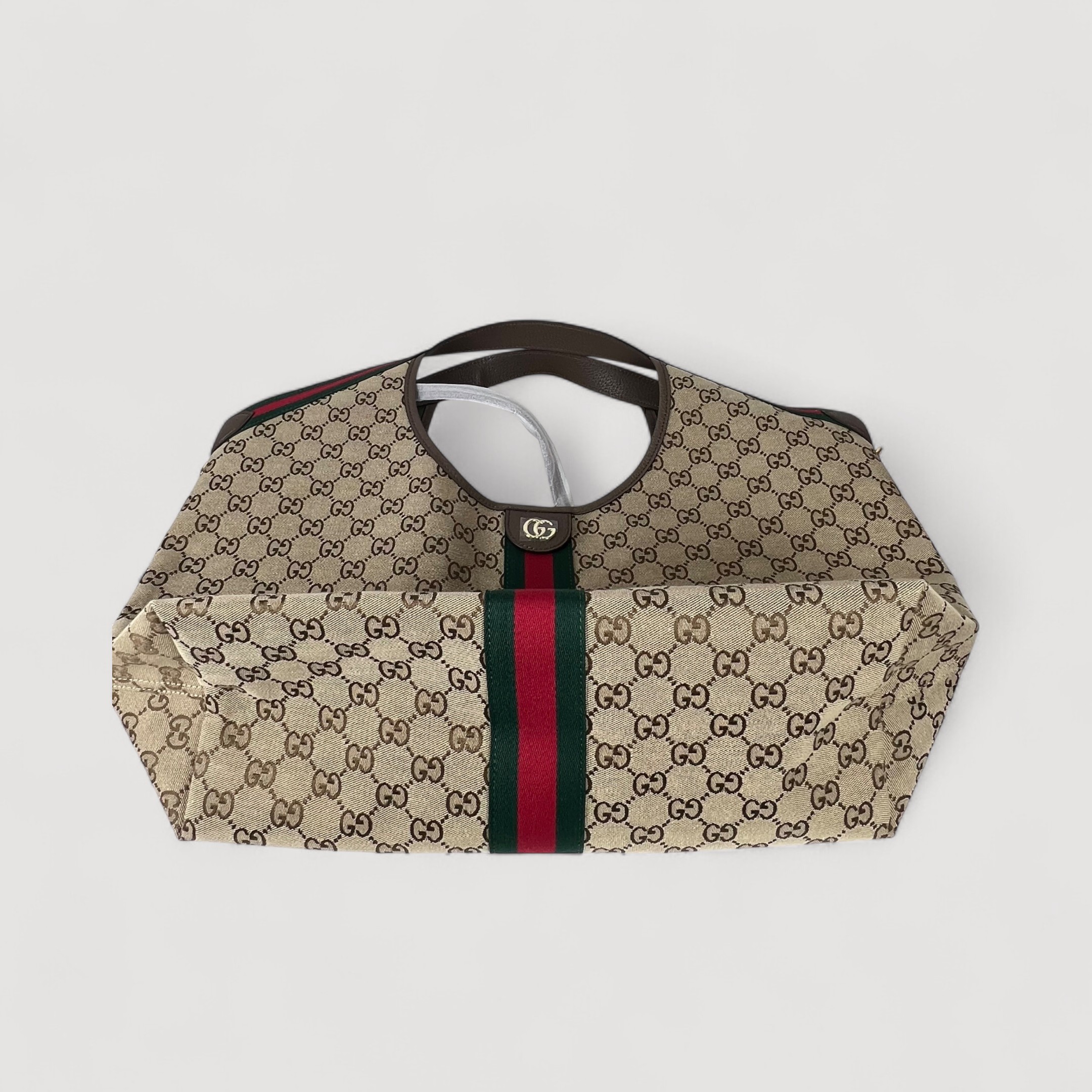 [True-to-ORIGINAL] Gvc*1 Giglio Large Tote Bag Beige And Brown For Women 23.6in/60cm ‎853971 FAFFP 2547