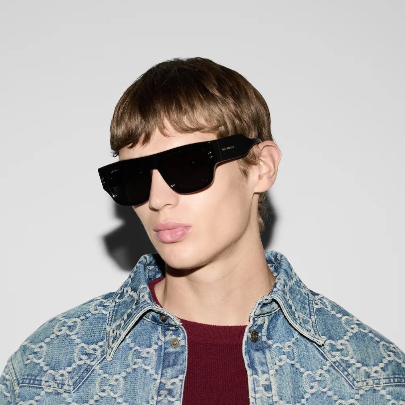 Gvc*1 Square-Frame Sunglasses Black 733376 J0740 1012