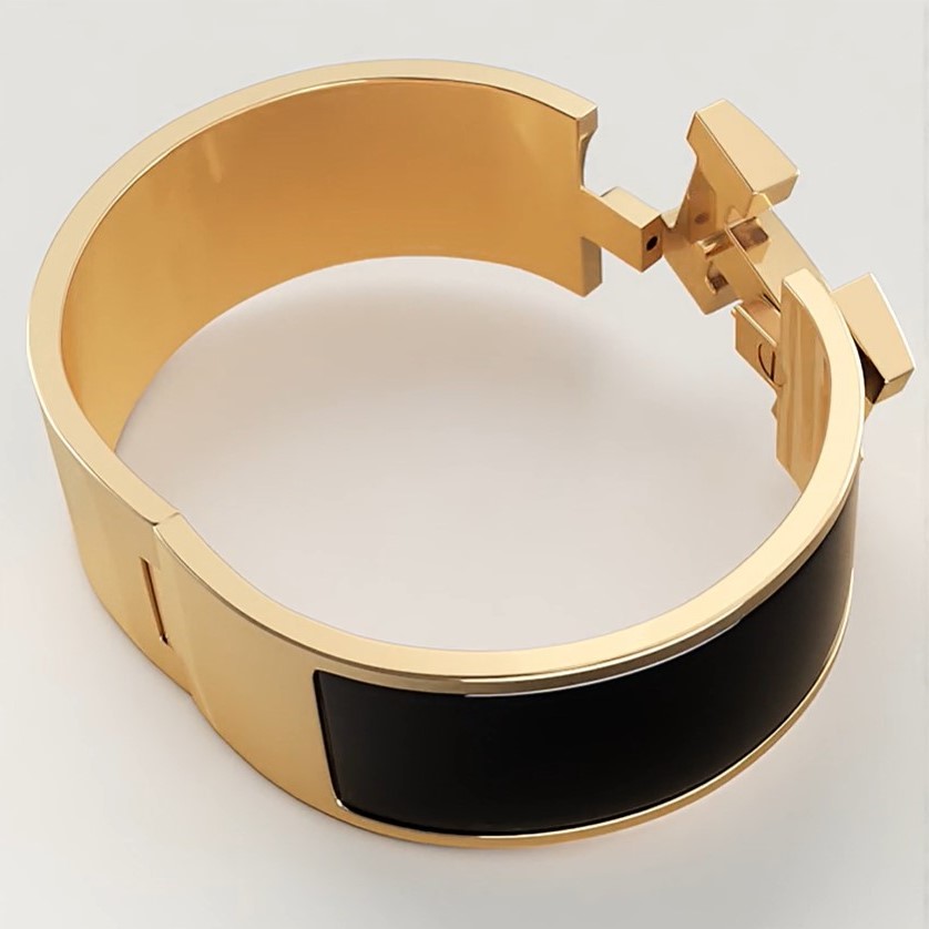 H**me5 Clic Clac H Bracelet Noir H300001F 01PM