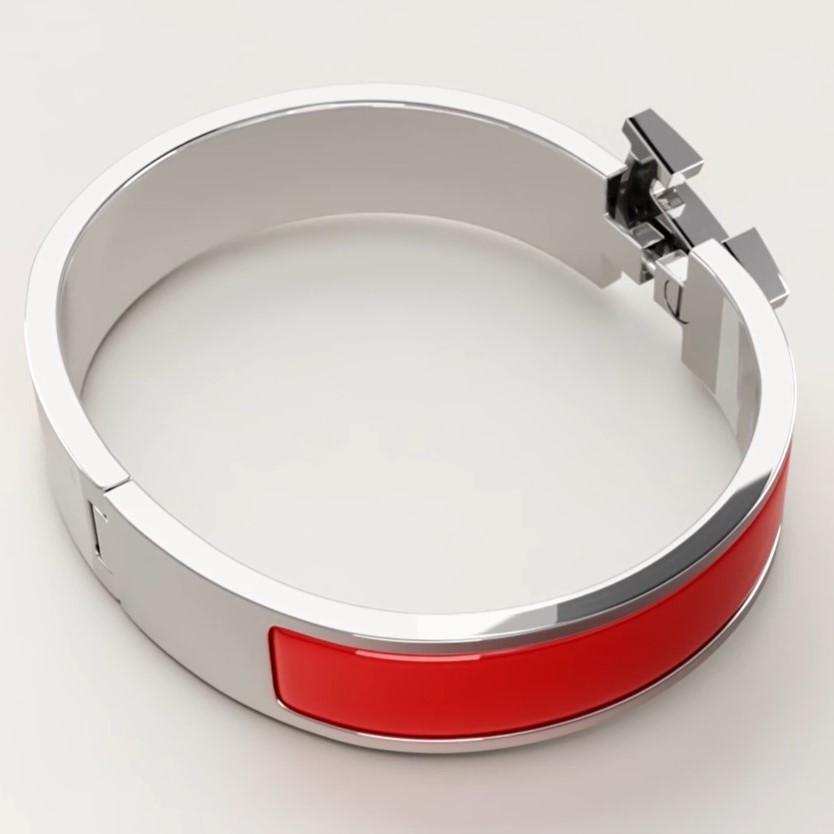 H**me5 Clic H Bracelet Rouge Amarante H700001FP94PM