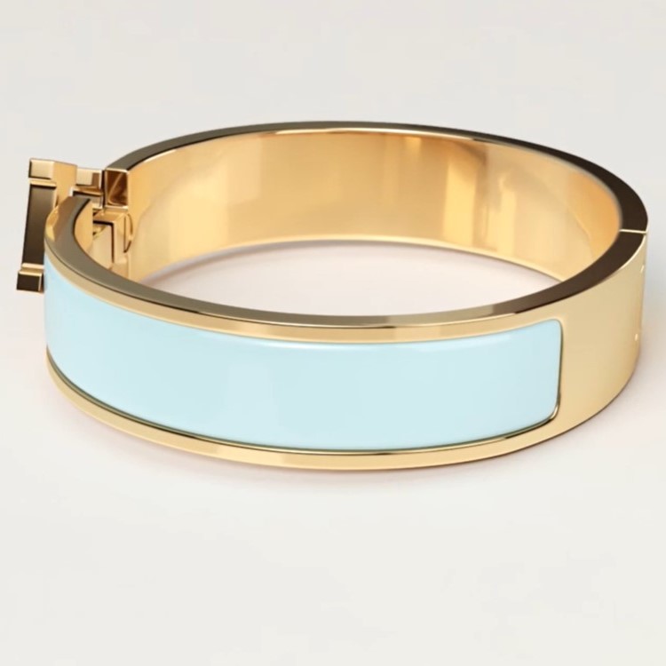 H**me5 Clic H Bracelet Bleu Polaire H700001F 8XPM