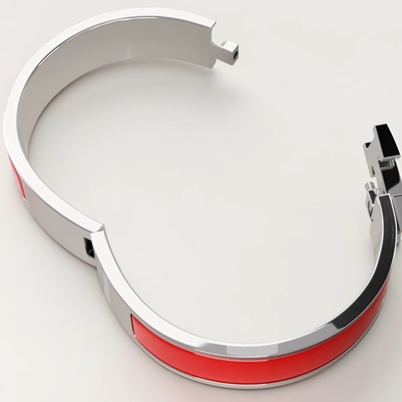 H**me5 Clic H Bracelet Rouge Amarante H700001FP94PM