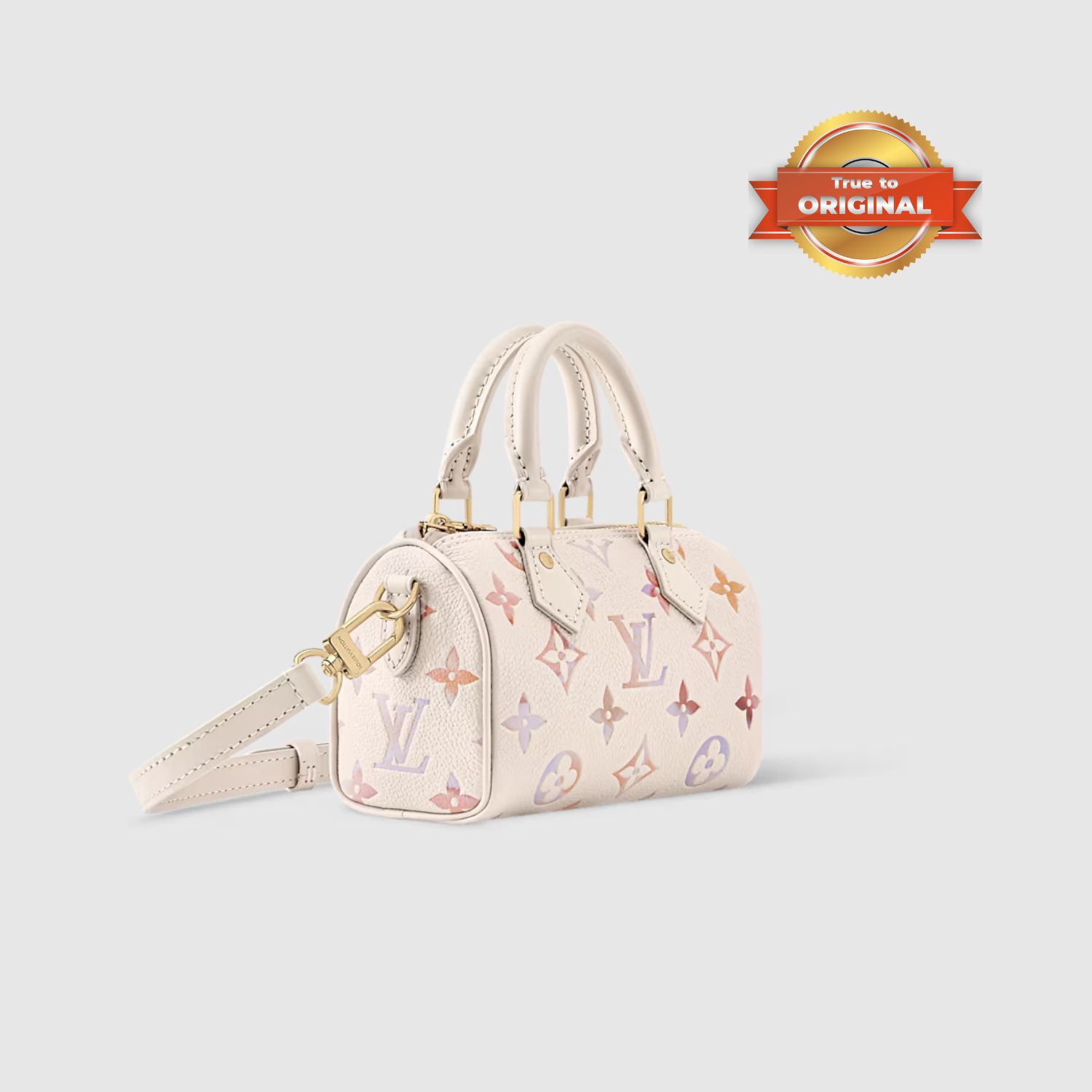 [True-to-ORIGINAL] L0vis Vvtt0n Nano Speedy Bag Dream Cream For Women 16cm/6.3in – M25591