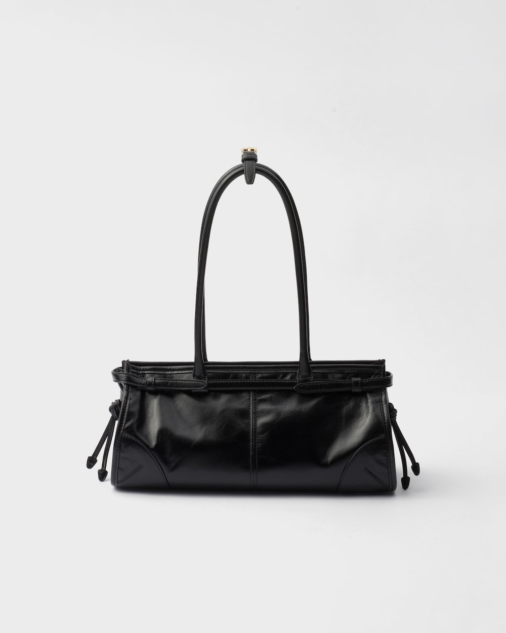 [True-to-ORIGINAL] Pra*a Bonnie Medium Shoulder Bag Black 32cm/13in – 1BA426_2CYR_F0002_V_MOO