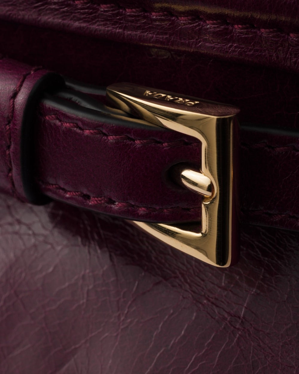 [True-to-ORIGINAL] Pra*a Bonnie Small Shoulder Bag Burgundy 26cm/10in – 1BH215_2CYR_F0LV7_V_OOO