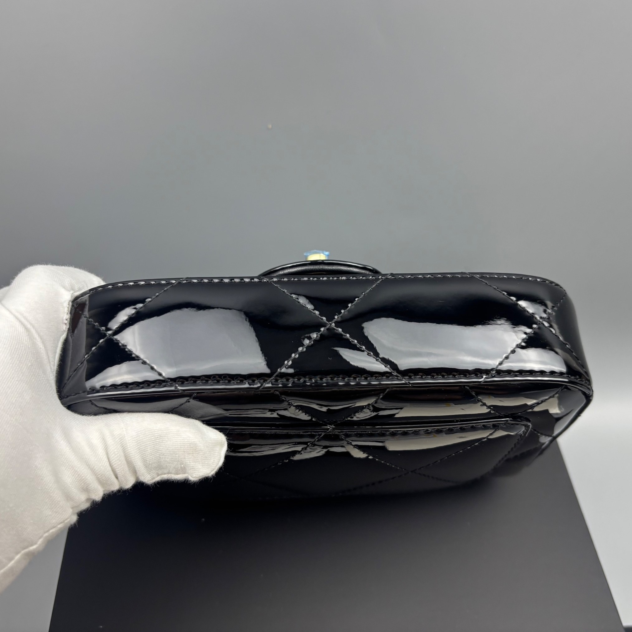 [True-to-ORIGINAL] Ch**el Mini Flap Bag With Top Handle Black For Women 7.3in/18.5cm AS5805-B21985-94305