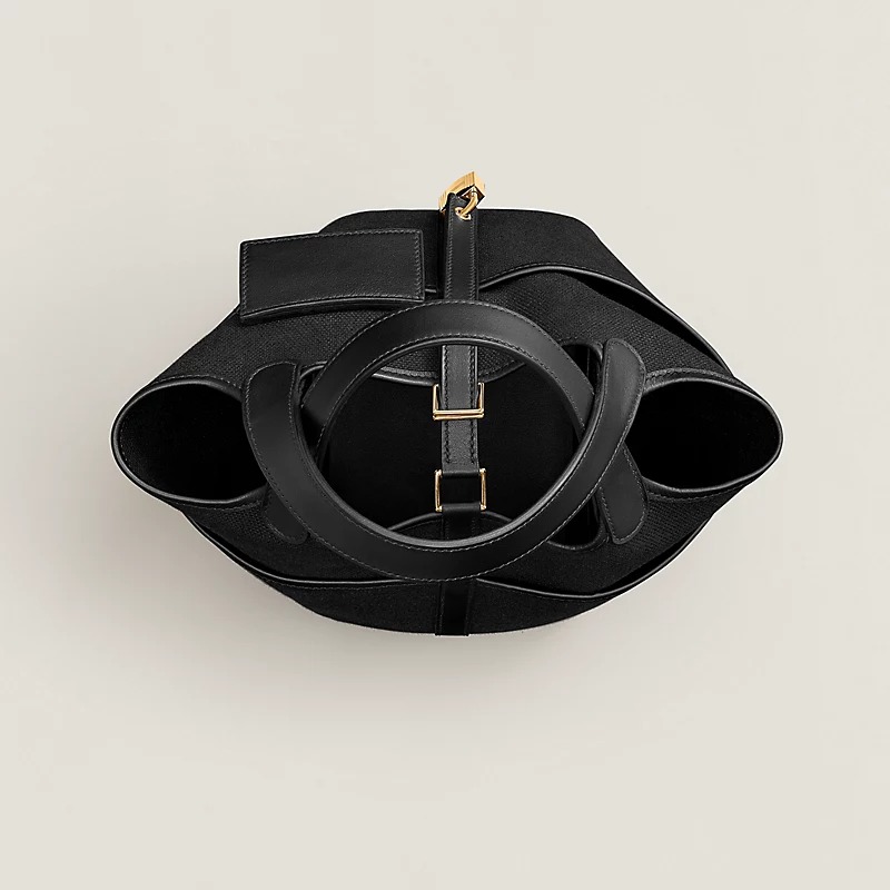 [True-to-ORIGINAL] H**me5 Picotin Lock 18 Pocket Bag Noir For Women 7.1in/18cm H083189CCAA