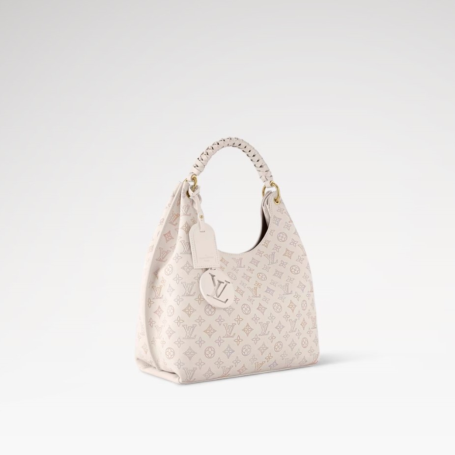 [True-to-ORIGINAL] L0vis Vvtt0n Carmel Mahina Handbag Dream Cream For Women 35cm/13.8in M25894