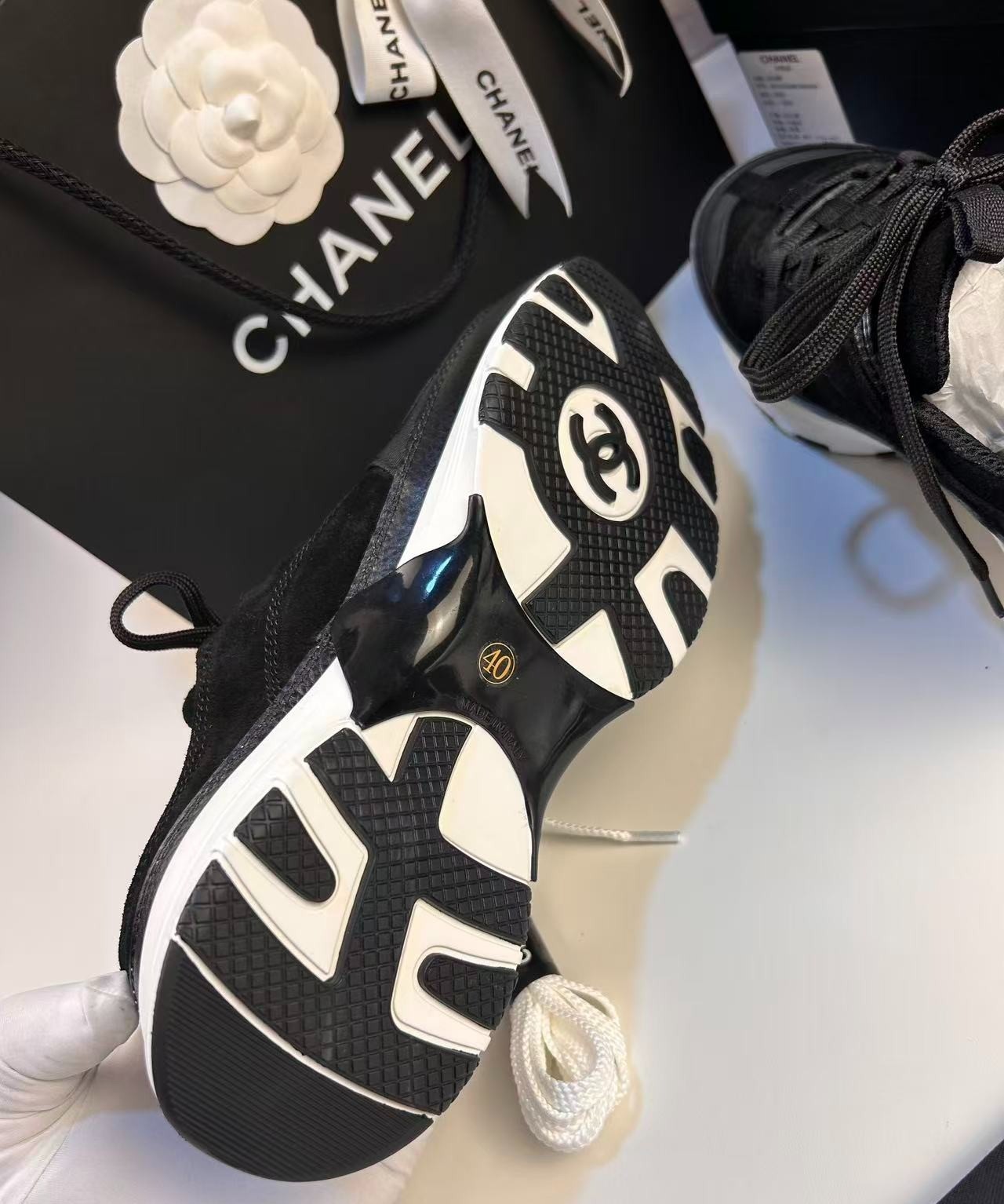 Ch**el Trainers In Black For Women