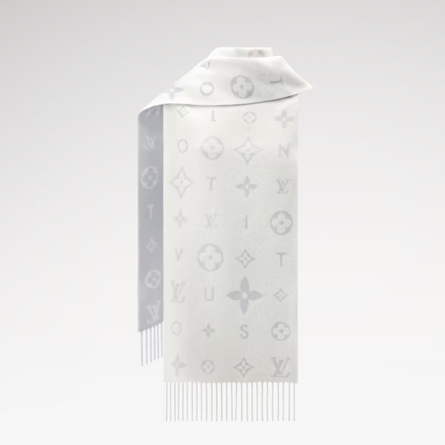 L0vis Vvtt0n Reykjavik 2.0 Scarf Light Grey For Women 94.5in/240cm M97659