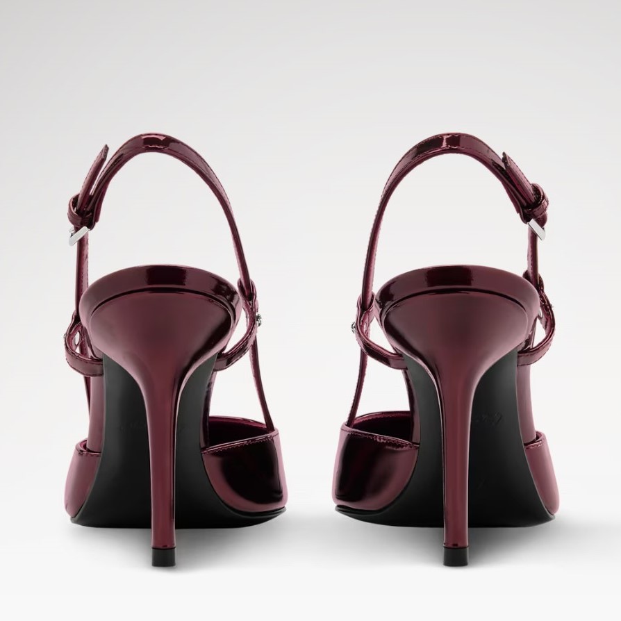 L0vis Vvtt0n City Slingback Pump Bordeaux Red For Women 1AITDP