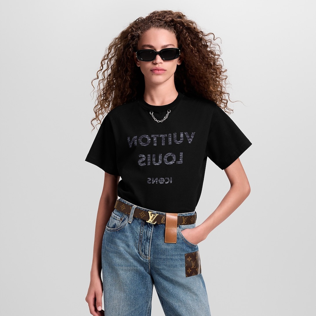 L0vis Vvtt0n LV Initiales 30mm Reversible Belt Red For Women M0322V