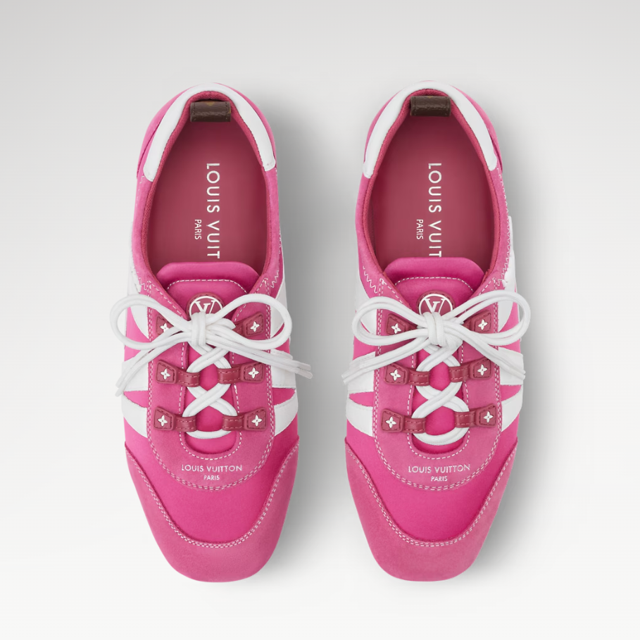 L0vis Vvtt0n LV Sneakerina Pink For Women 1AJJXF