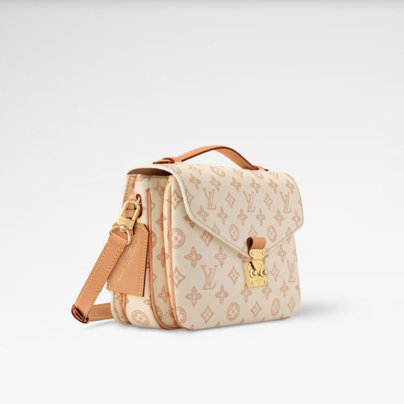 L0vis Vvtt0n Pochette Métis MM Monogram Origine Lin For Women 9.8in/25cm M28290