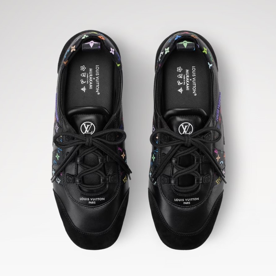 L0vis Vvtt0n LV x TM LV Sneakerina Sneakers Black For Women 1AJJTT