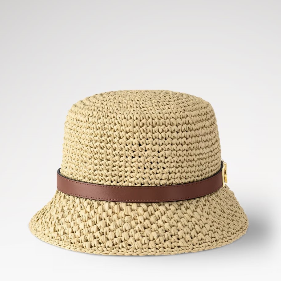 L0vis Vvtt0n Dauphine Summer Hat Natural Beige For Women M5071M