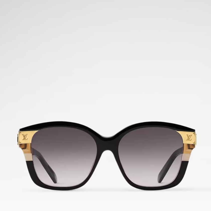 L0vis Vvtt0n LV Petit Soupcon Square Sunglasses Black For Women Z3182W