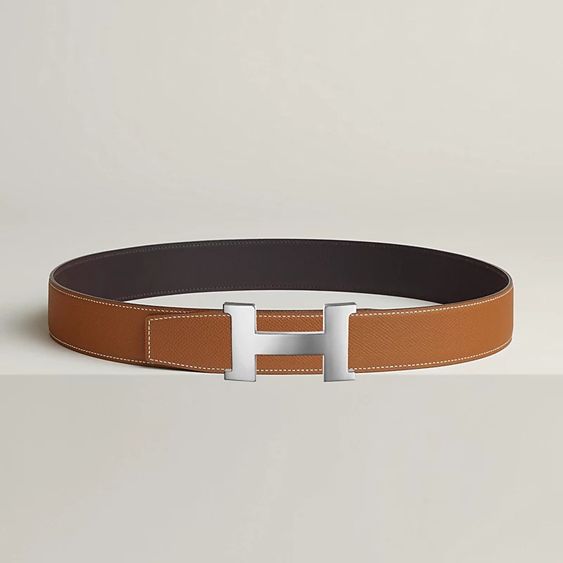 H**me5 Constance Buckle Reversible Strap 38mm Belt Macassar/ Brown For Men H011823UAAH115