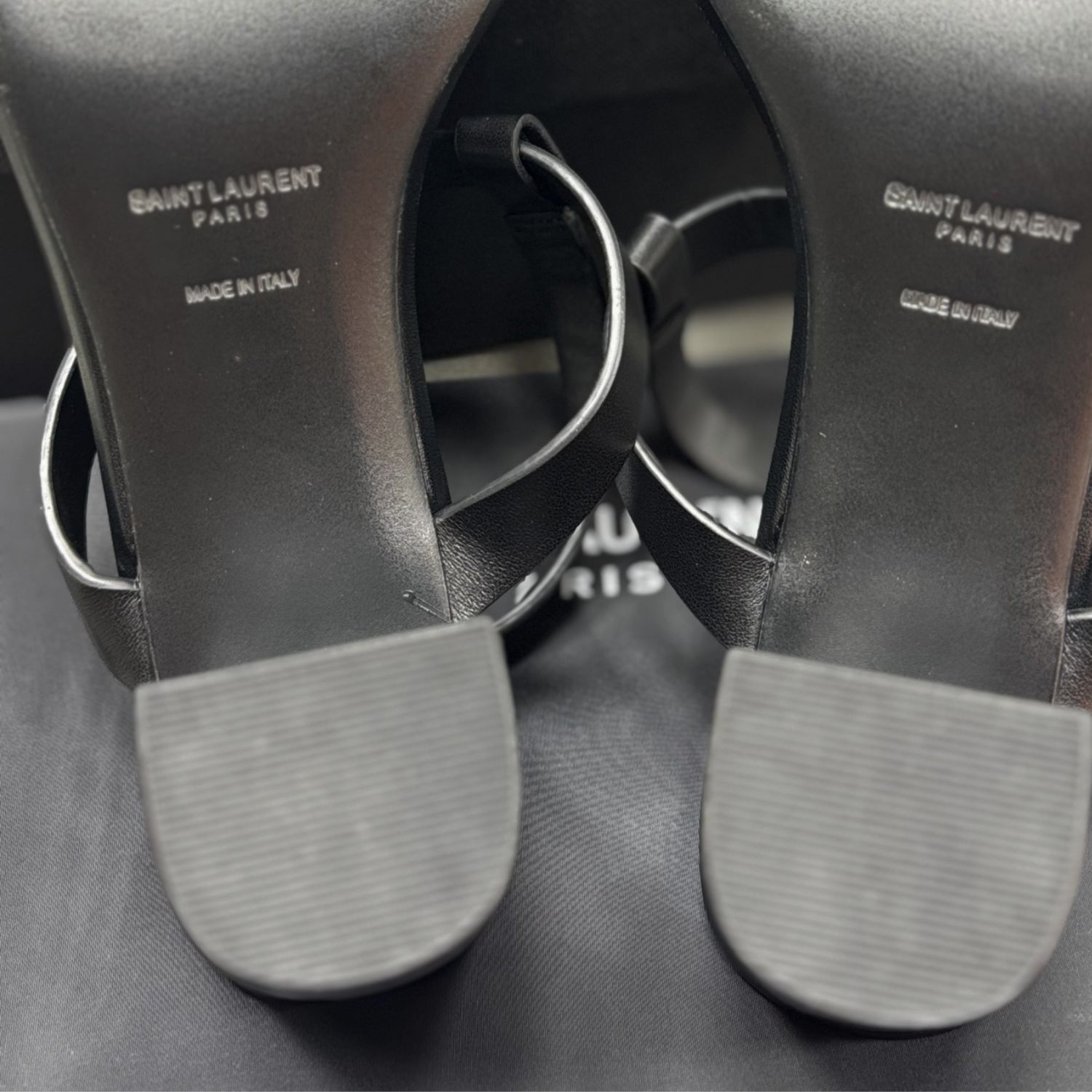 Sa1nt Lau*nt Women’s Cassandra Heeled Sandals Black For Women Y51 658198DWETT1000