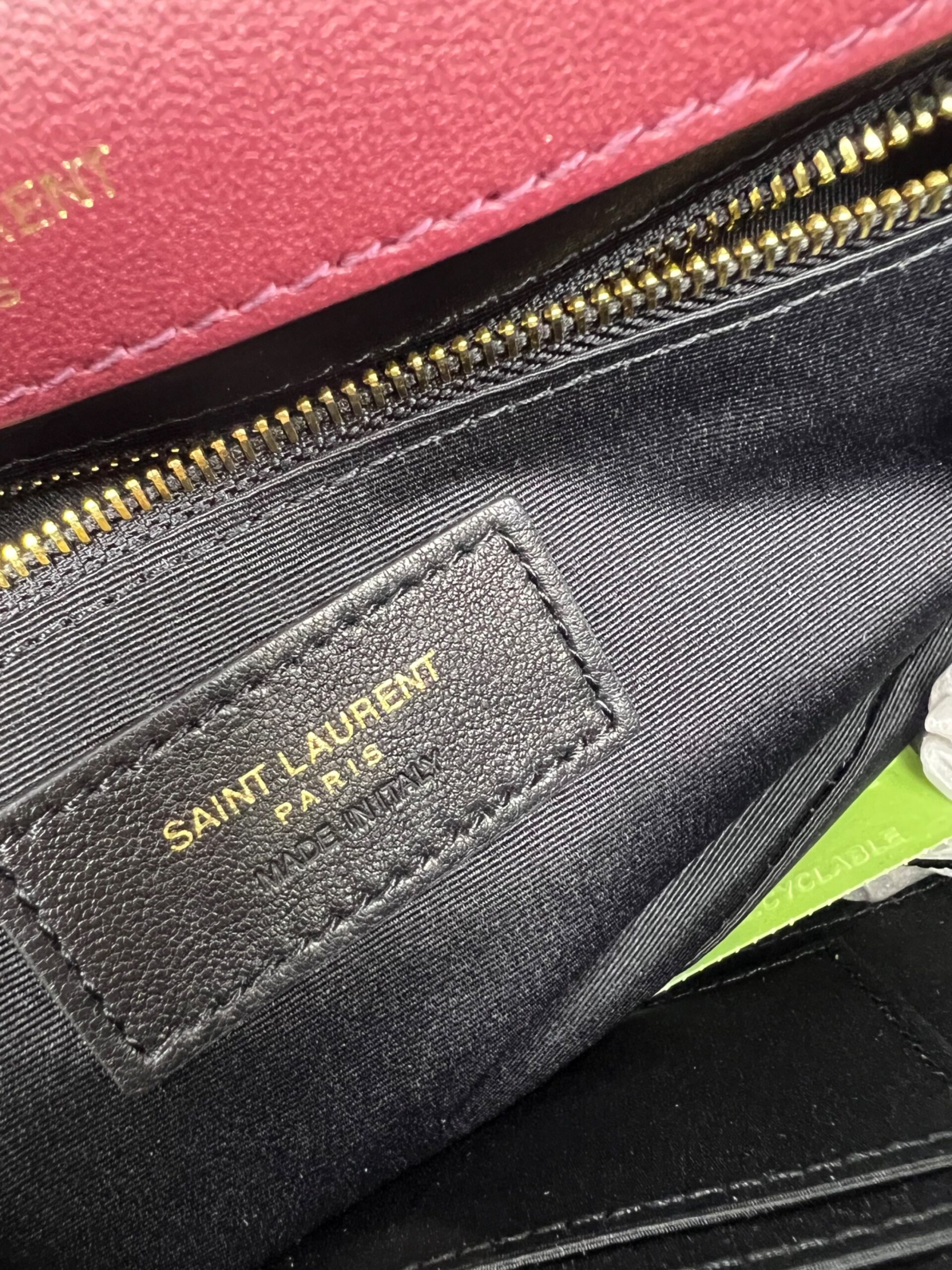 [True-to-ORIGINAL] Sa1nt Lau*nt Jamie Medium Chain Bag Burgundy For Women 9.8in/25cm