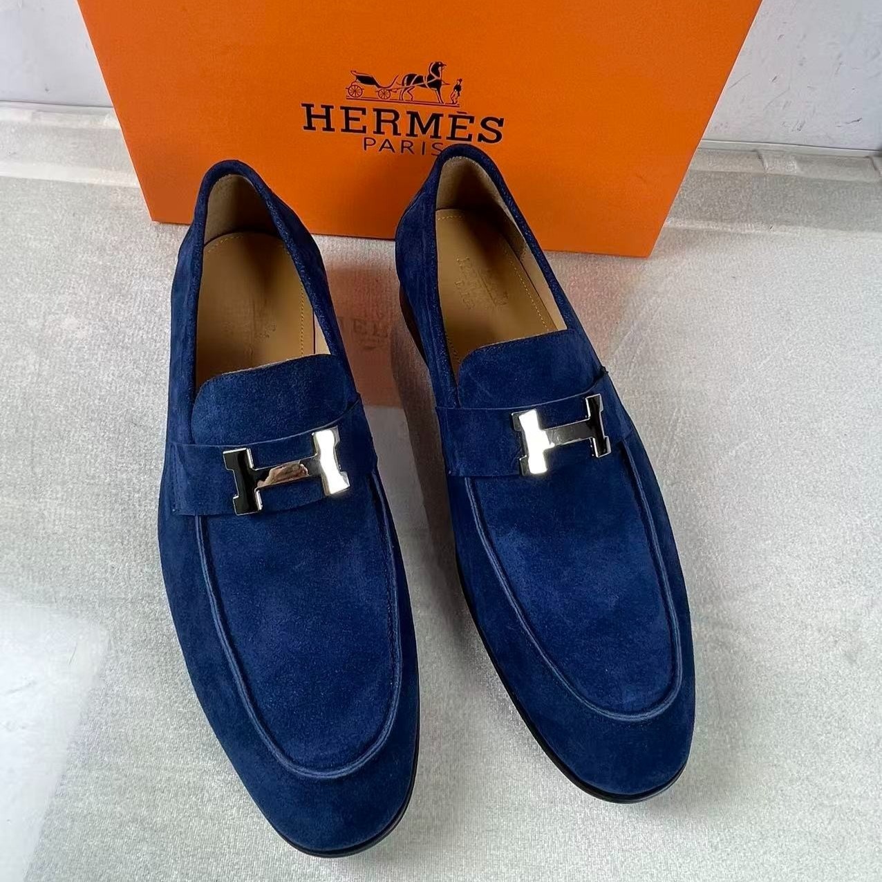 H**me5 Paris Loafer Blue Ocean For Men – H251855ZAV9390