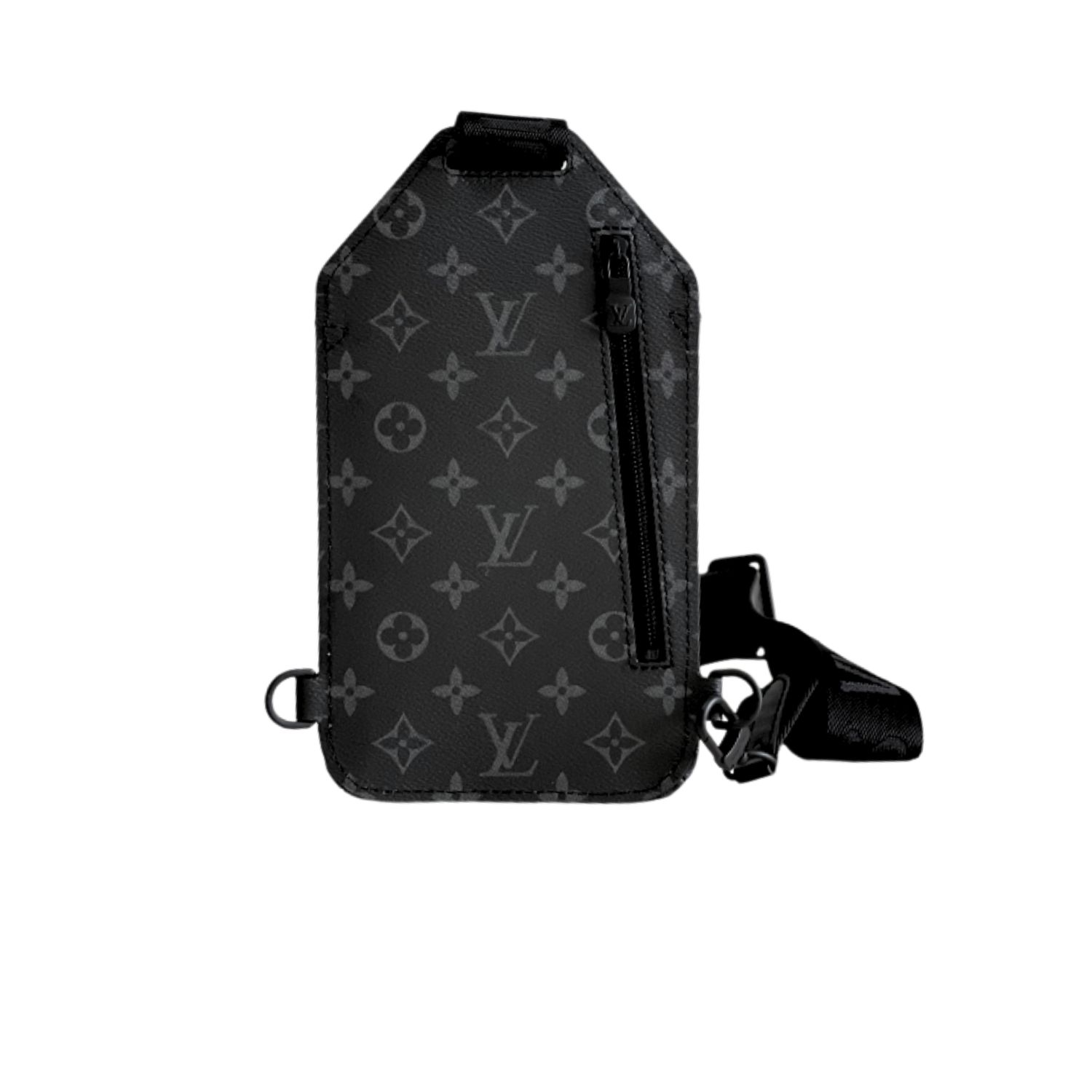L0vis Vvtt0n Saumur Slingbag Monogram Eclipse Black For Men, Men’s Bags, Crossbody Bags 7.1in/18cm LV M45912
