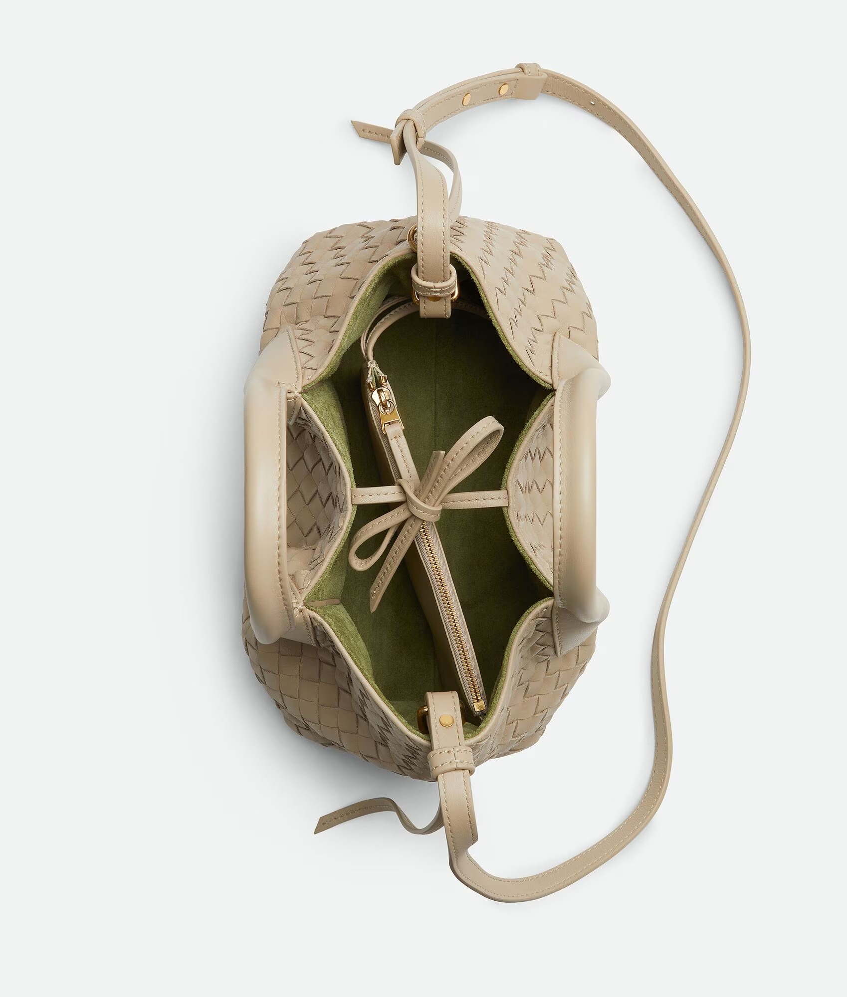 [True-to-ORIGINAL] B0tt*ga Ven*ta Small Pinacoteca Ecru For Women 24cm/9.4in – 819004V5AG19631