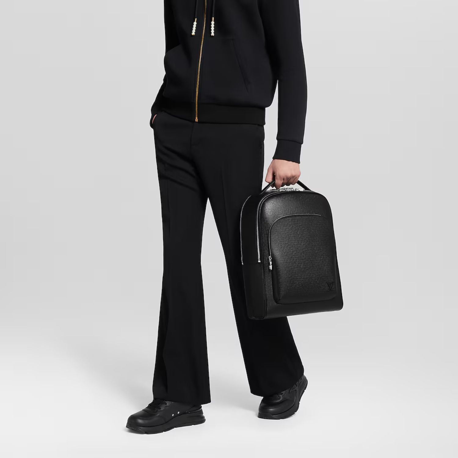 L0vis Vvtt0n Avenue Backpack Black For Men 15.7in/40cm