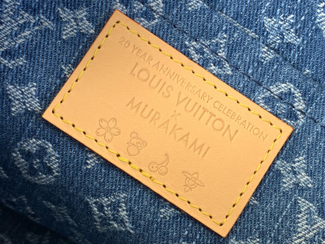 L0vis Vvtt0n LV x TM Pochette Accessoires Cherry Denim For Women 8.7in/22cm M13994